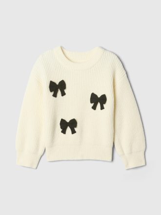 Baby & Toddler CashSoft Bow Sweater