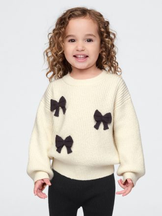 Baby & Toddler CashSoft Bow Sweater