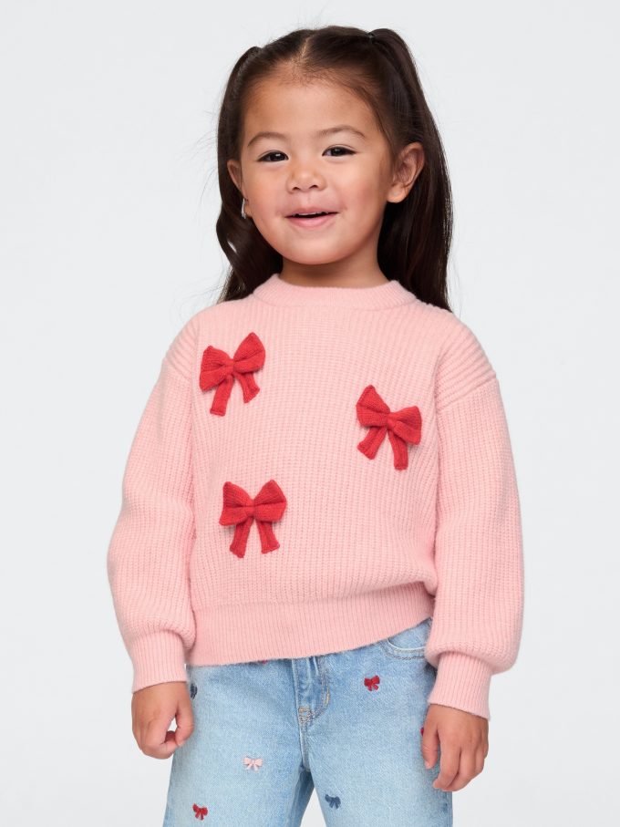 Baby & Toddler CashSoft Bow Sweater Baby & Toddler CashSoft Bow Sweater