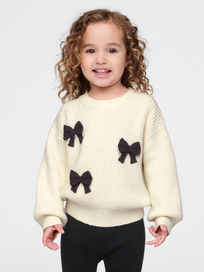 Baby & Toddler CashSoft Bow Sweater Baby & Toddler CashSoft Bow Sweater