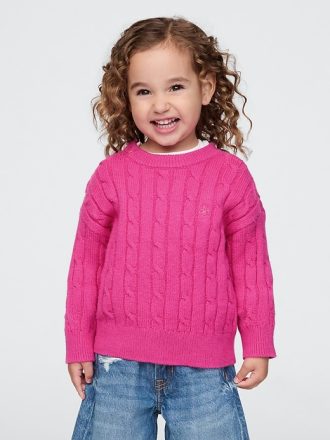 Baby & Toddler CashSoft Cable-Knit Sweater