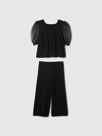 Baby & Toddler CashSoft Puff Sleeve Outfit Set