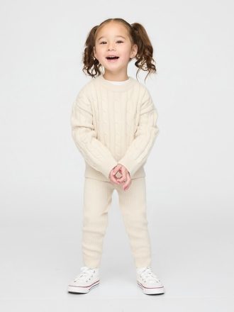 Baby & Toddler CashSoft Rib Sweater Leggings