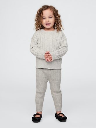 Baby & Toddler CashSoft Rib Sweater Leggings