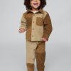 Baby & Toddler Colorblock Corduroy Outfit Set