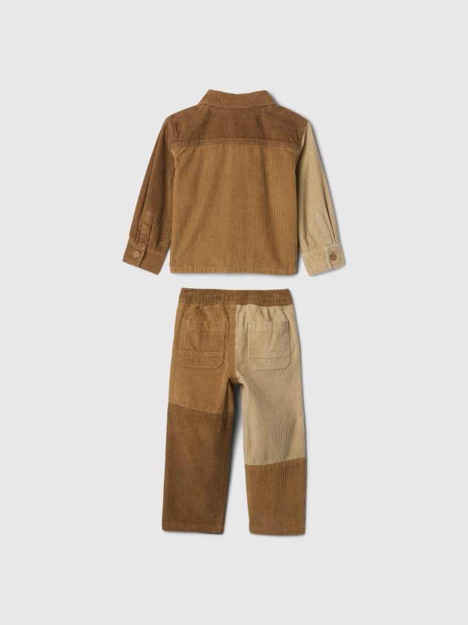 Baby & Toddler Colorblock Corduroy Outfit Set