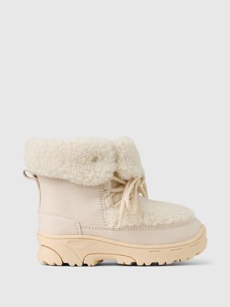 Baby & Toddler Cozy Lace-Up Boots