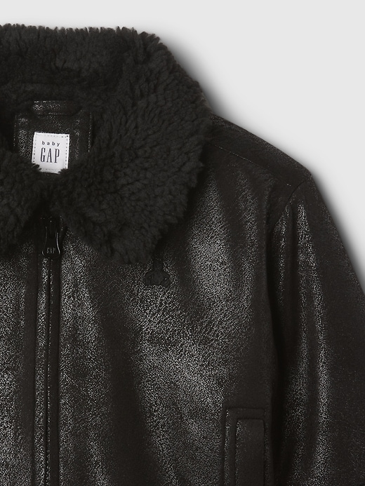 Baby & Toddler Cozy Vegan Suede Jacket Baby & Toddler Cozy Vegan Suede Jacket