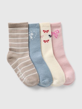 Baby & Toddler Crew Socks (4-Pack)