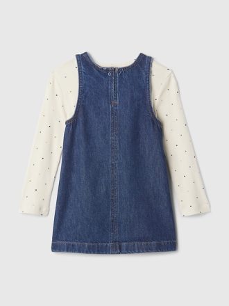 Baby & Toddler Denim Jumper Outfit Set