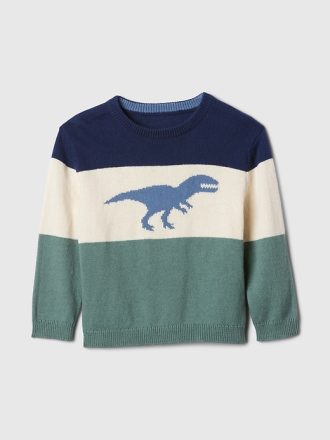Baby & Toddler Dino Crewneck Sweater