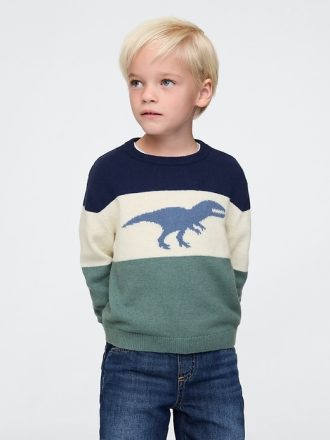 Baby & Toddler Dino Crewneck Sweater