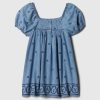 Baby & Toddler Embroidered Denim Dress