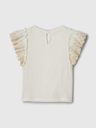 Baby & Toddler Eyelet Rib T-Shirt