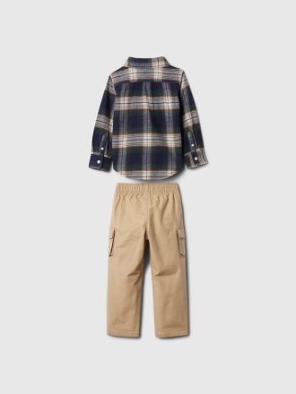 Baby & Toddler Flannel Outfit Set
