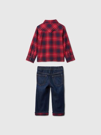Baby & Toddler Flannel Outfit Set