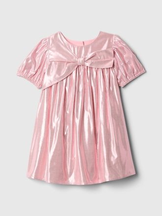 Baby & Toddler Metallic Bow Dress
