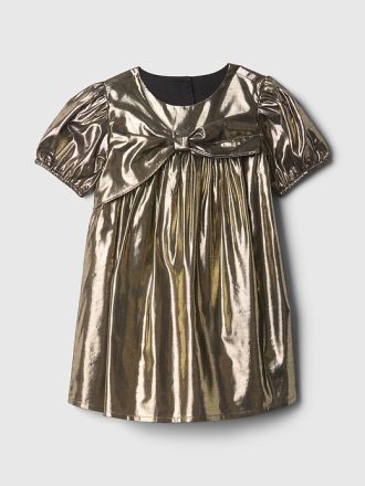 Baby & Toddler Metallic Bow Dress
