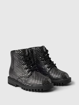 Baby & Toddler Metallic Lace-Up Boots
