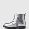 Baby & Toddler Metallic Moto Boots