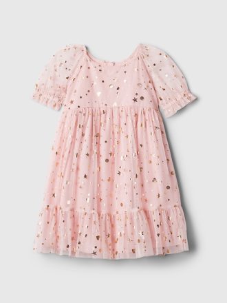 Baby & Toddler Metallic Tulle Dress