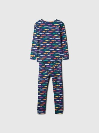 Baby & Toddler Organic Cotton Crayon PJ Set