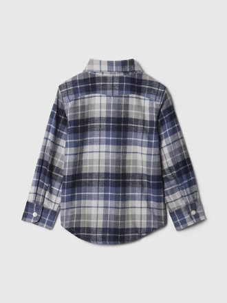 Baby & Toddler Organic Cotton Flannel Shirt