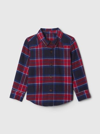 Baby & Toddler Organic Cotton Flannel Shirt