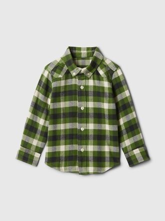 Baby & Toddler Organic Cotton Flannel Shirt