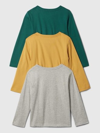 Baby & Toddler Organic Cotton Mix & Match Dino Graphic T-Shirt (3-Pack)