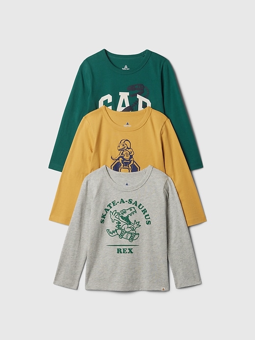 Baby & Toddler Organic Cotton Mix & Match Dino Graphic T-Shirt (3-Pack) Baby & Toddler Organic Cotton Mix & Match Dino Graphic T-Shirt (3-Pack)