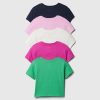 Baby & Toddler Organic Cotton Mix & Match Pocket T-Shirt (5-Pack)