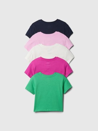 Baby & Toddler Organic Cotton Mix & Match Pocket T-Shirt (5-Pack)