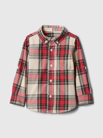 Baby & Toddler Organic Cotton Poplin Shirt