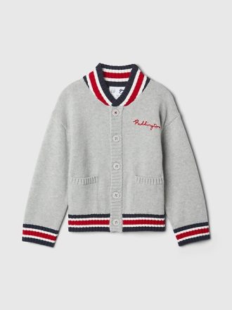 Baby & Toddler Paddington Embroidered Varsity Sweater