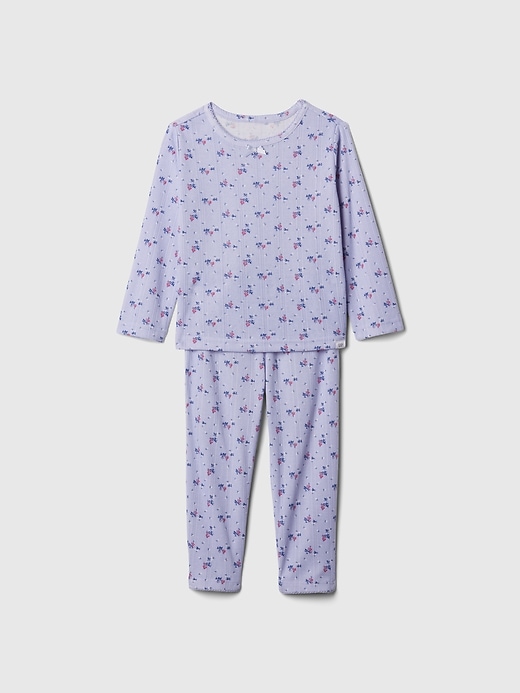 Baby & Toddler Recycled Pointelle PJ Set Baby & Toddler Recycled Pointelle PJ Set
