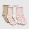 Toddler No Show Socks (4-Pack)