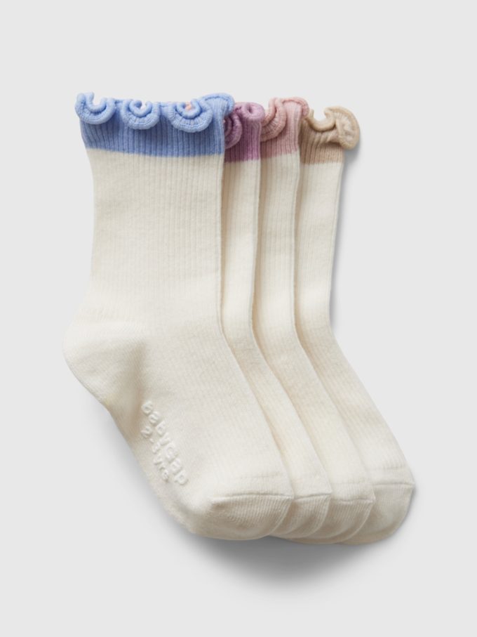 Toddler No Show Socks (4-Pack)