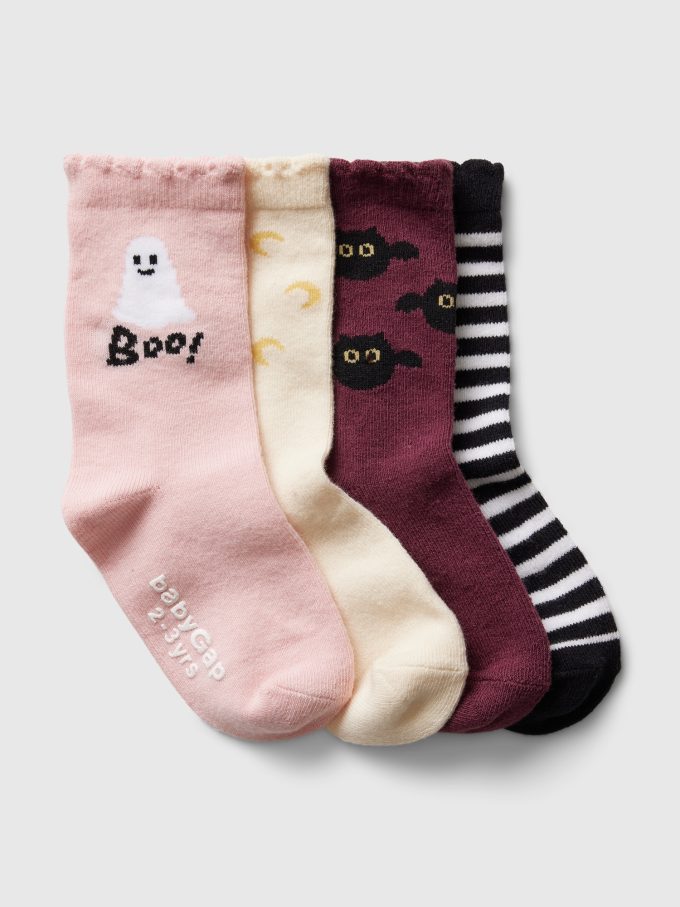 Toddler No Show Socks (4-Pack)