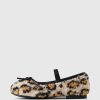 Baby & Toddler Sherpa Leopard Ballet Flats
