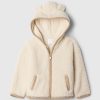 Baby & Toddler Sherpa Zip Bear Hoodie