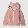 Baby & Toddler Sherpa Zip Bear Hoodie