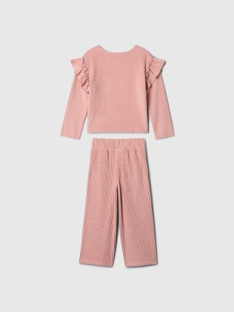 Baby & Toddler Softspun Ruffle Outfit Set