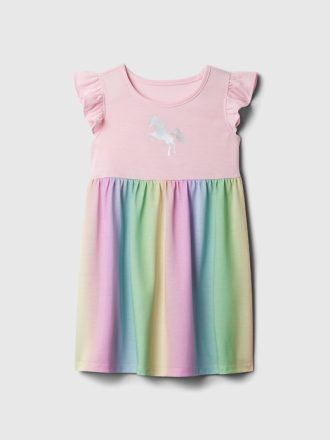 Baby & Toddler Unicorn Recycled PJ Dress