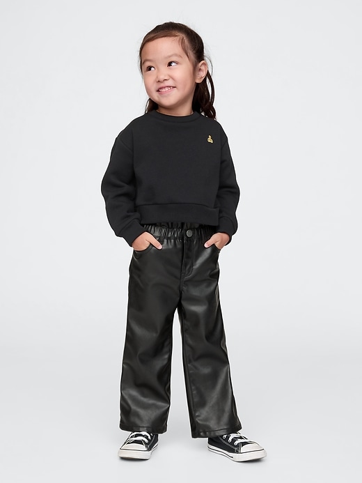Baby & Toddler Vegan Leather Stride Pants Baby & Toddler Vegan Leather Stride Pants
