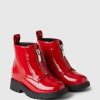 Baby & Toddler Vegan Patent Leather Ankle Boots