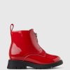 Baby & Toddler Vegan Patent Leather Ankle Boots