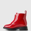Baby & Toddler Vegan Patent Leather Ankle Boots