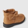 Baby & Toddler Vegan Suede Bow Ankle Boots
