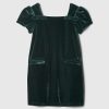 Baby & Toddler Velour Bow Shift Dress